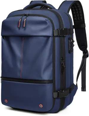 Voyagevac/Voyage Vac Backpack,Expandable Bag with Vacuum Compression,Capacity Air Seal Travel Waterproof Pack for Travel (Blue)