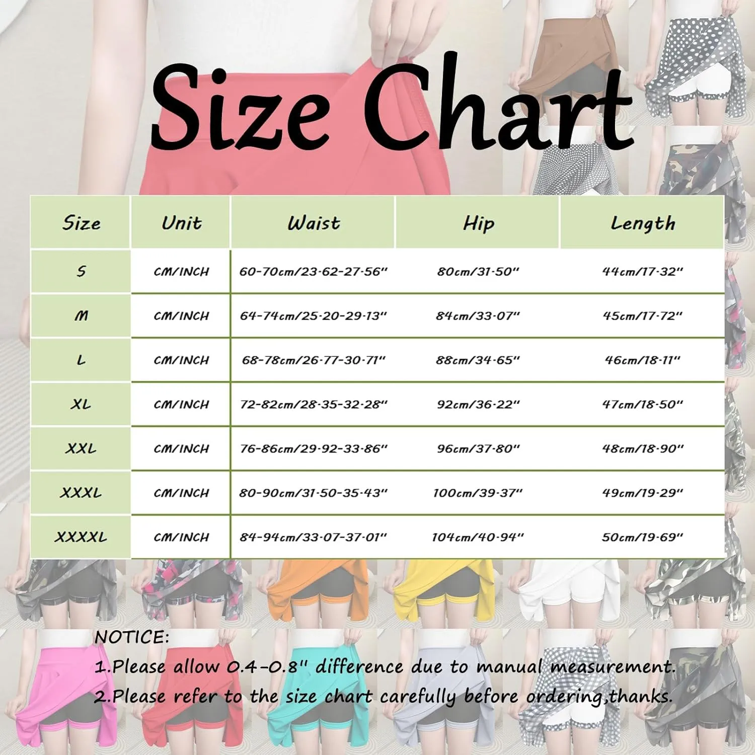 Women Long Skort High Waisted Tummy Control Workout Athletic Midi Pleated Skort for Women Summer Yoga Tennis Golf