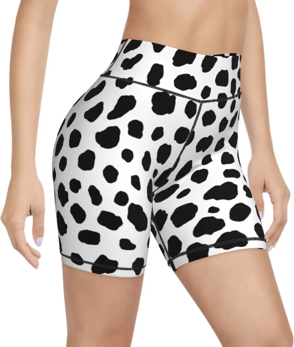Women's Biker Shorts Tummy Control Yoga Short Exercise Workout Butt Lifting Tights Short Pants,