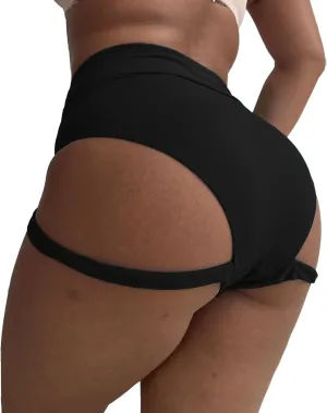 Women's Booty Shorts High Waisted for Women Pole Dance Yoga Hot Pants Butt Lifting Sports Scrunch Workout Gym Active