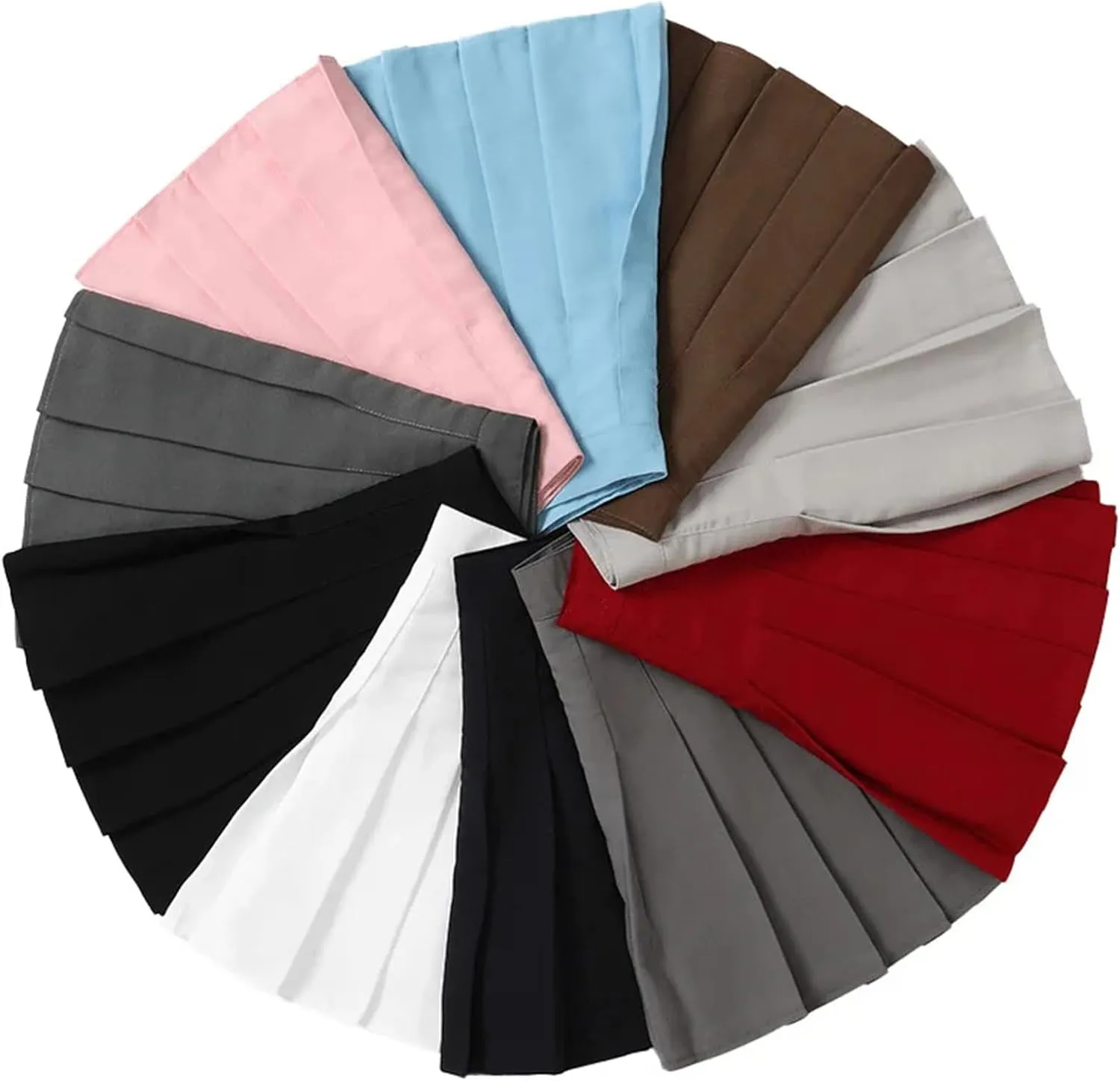 Women's High Waist Pleated Mini Skirt  Summer Skort Short A-Line Skirt Casual Mini Skater Skirt