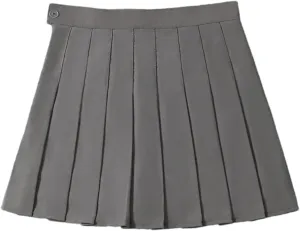 Women's High Waist Pleated Mini Skirt  Summer Skort Short A-Line Skirt Casual Mini Skater Skirt