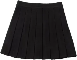 Women's High-Waisted Pleated Mini Skirt  A-Line Skort School Uniform Style Tennis Skirts