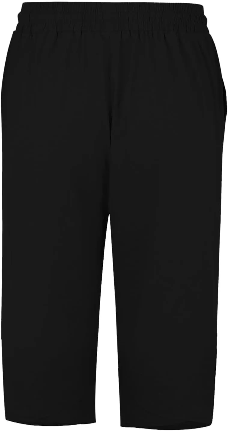 Women's Linen Pants Wide Leg Work Dress Pants Drawstring Casual Solid Color Shorts Cotton Linen Pants Casual 2025