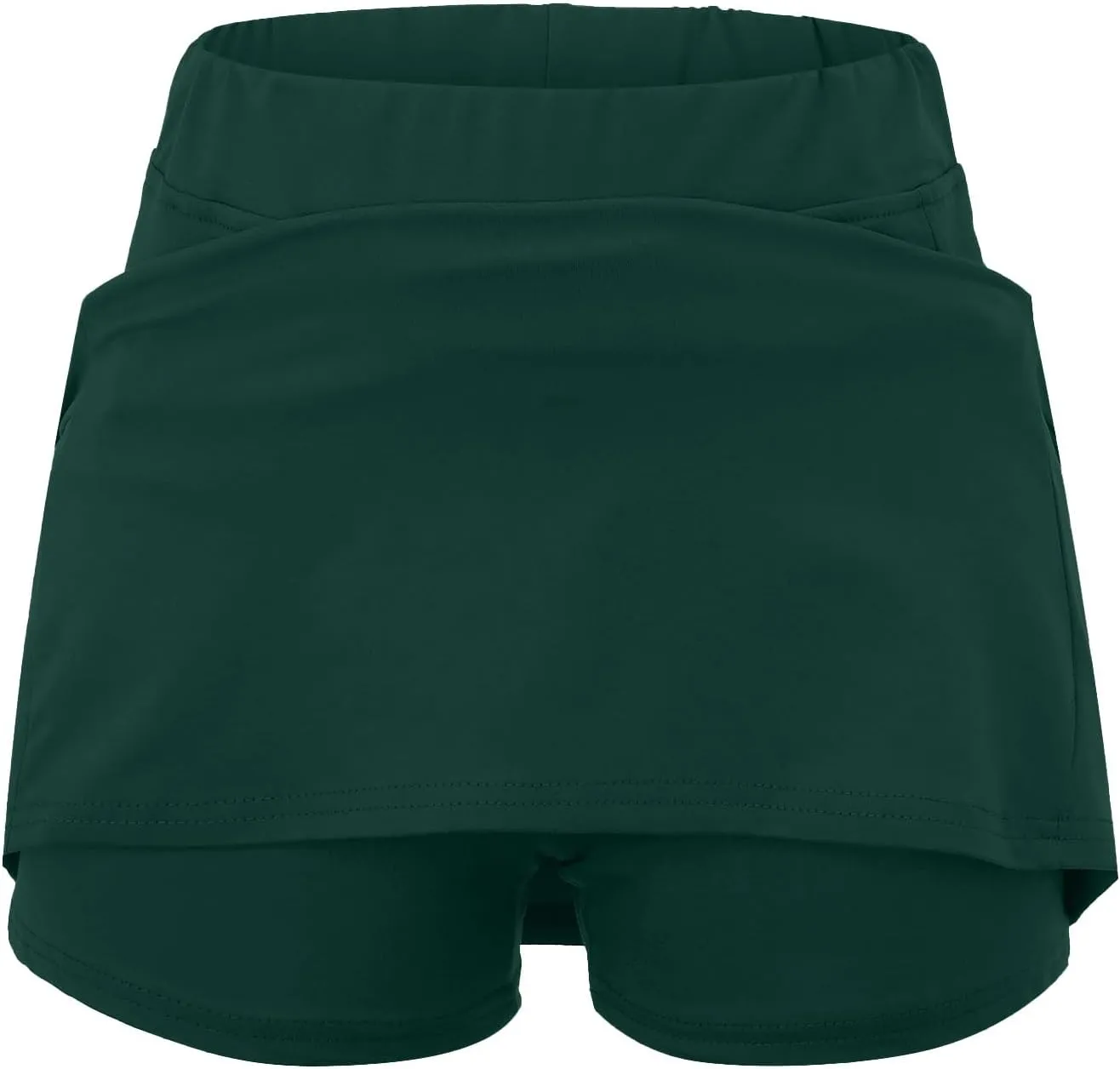 Womens Skorts with Pockets Tummy Control Plus Size Skorts Women High Waist Tummy Control with Side Pockets