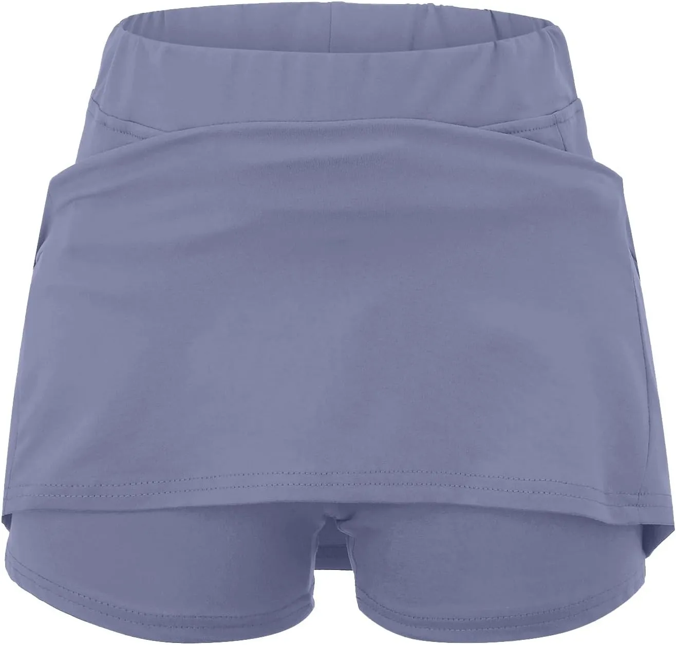 Womens Skorts with Pockets Tummy Control Plus Size Skorts Women High Waist Tummy Control with Side Pockets