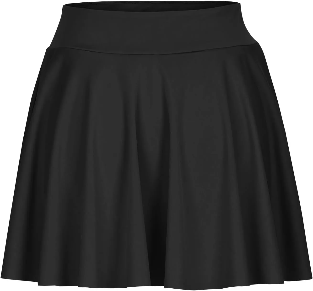 Womens Summer Tennis Skorts 2025 Quick Dry Ruffle Skirt Inner Shorts Solid High-Waisted Yoga Skort Gym Sports Clothes
