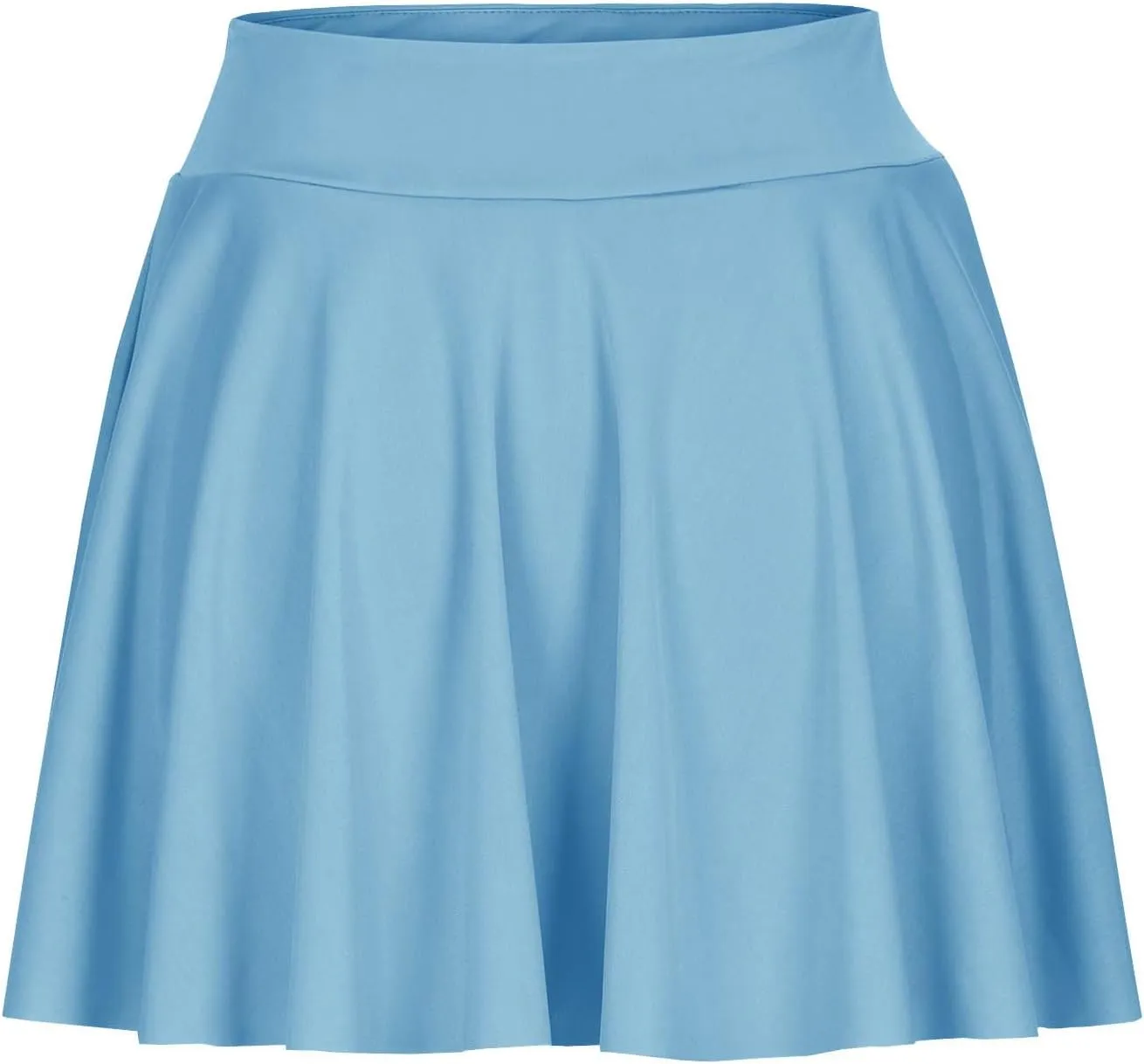 Womens Summer Tennis Skorts 2025 Quick Dry Ruffle Skirt Inner Shorts Solid High-Waisted Yoga Skort Gym Sports Clothes