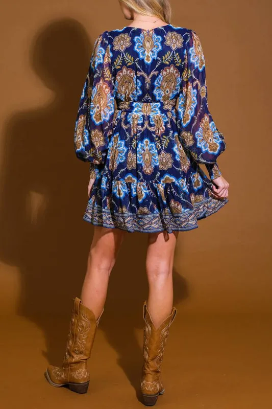 zoe dress - navy